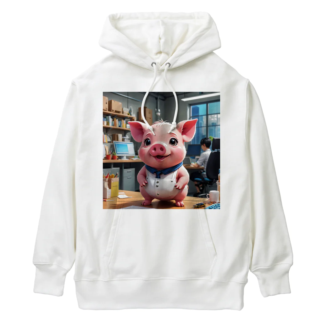 MTHの会社のぷろせすをするみにぶた管理製品開発 Heavyweight Hoodie