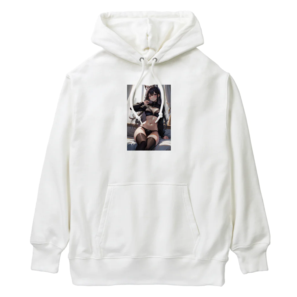 inoken_の猫耳グラマー Heavyweight Hoodie