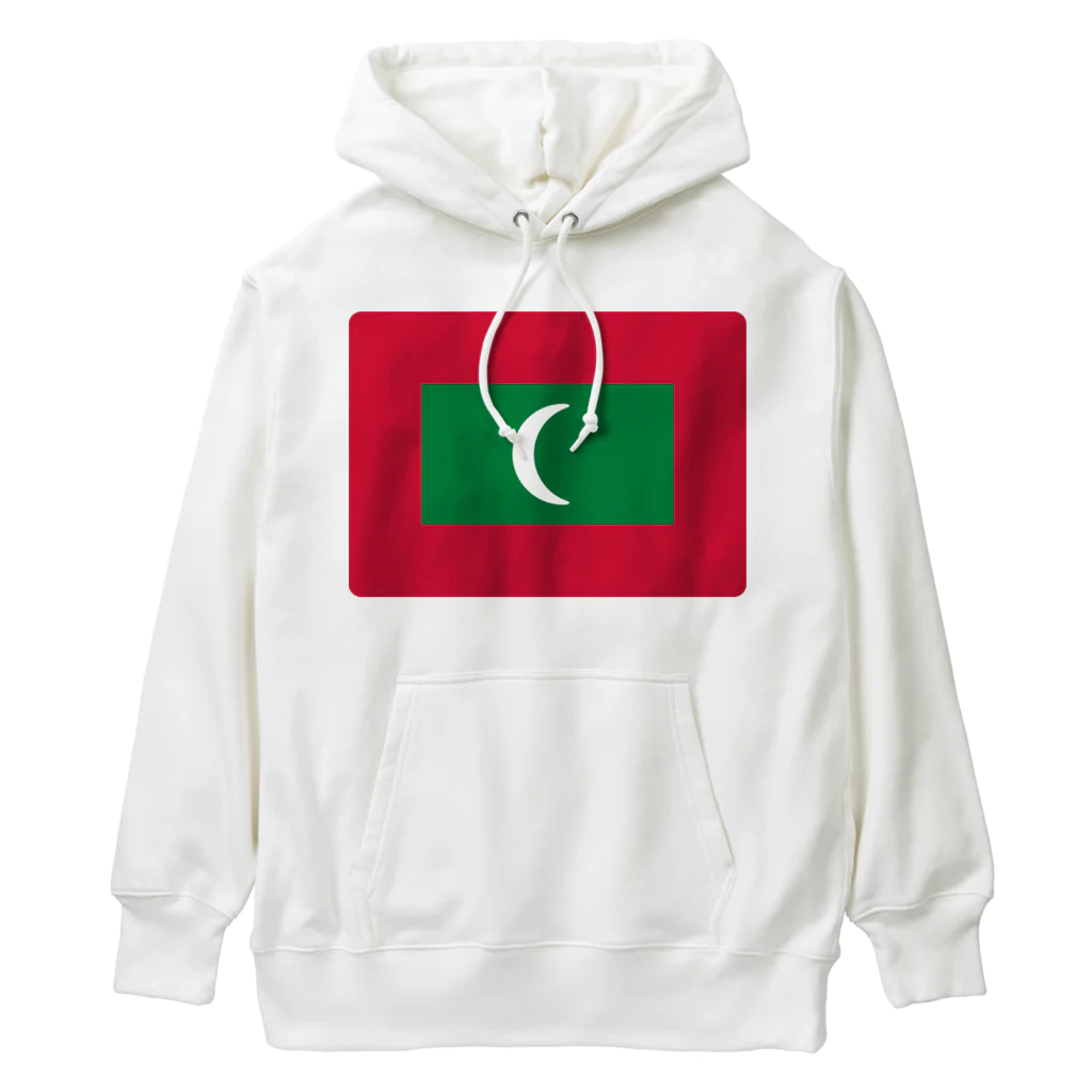 お絵かき屋さんのモルディブの国旗 Heavyweight Hoodie