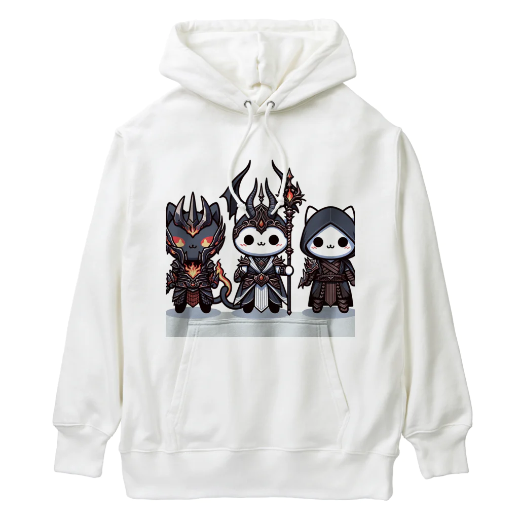 にゃんラボの魔王にゃんこと側近にゃんこ Heavyweight Hoodie