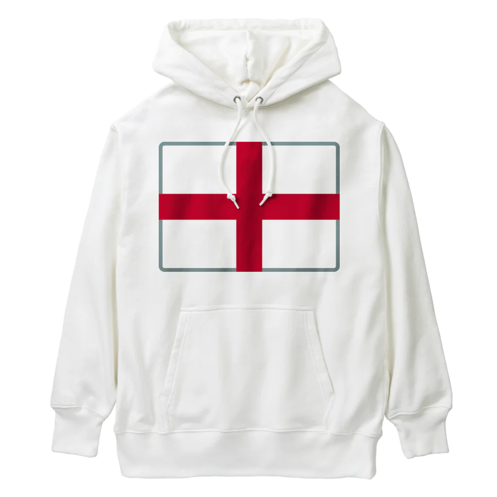 お絵かき屋さんのイングランドの国旗 Heavyweight Hoodie