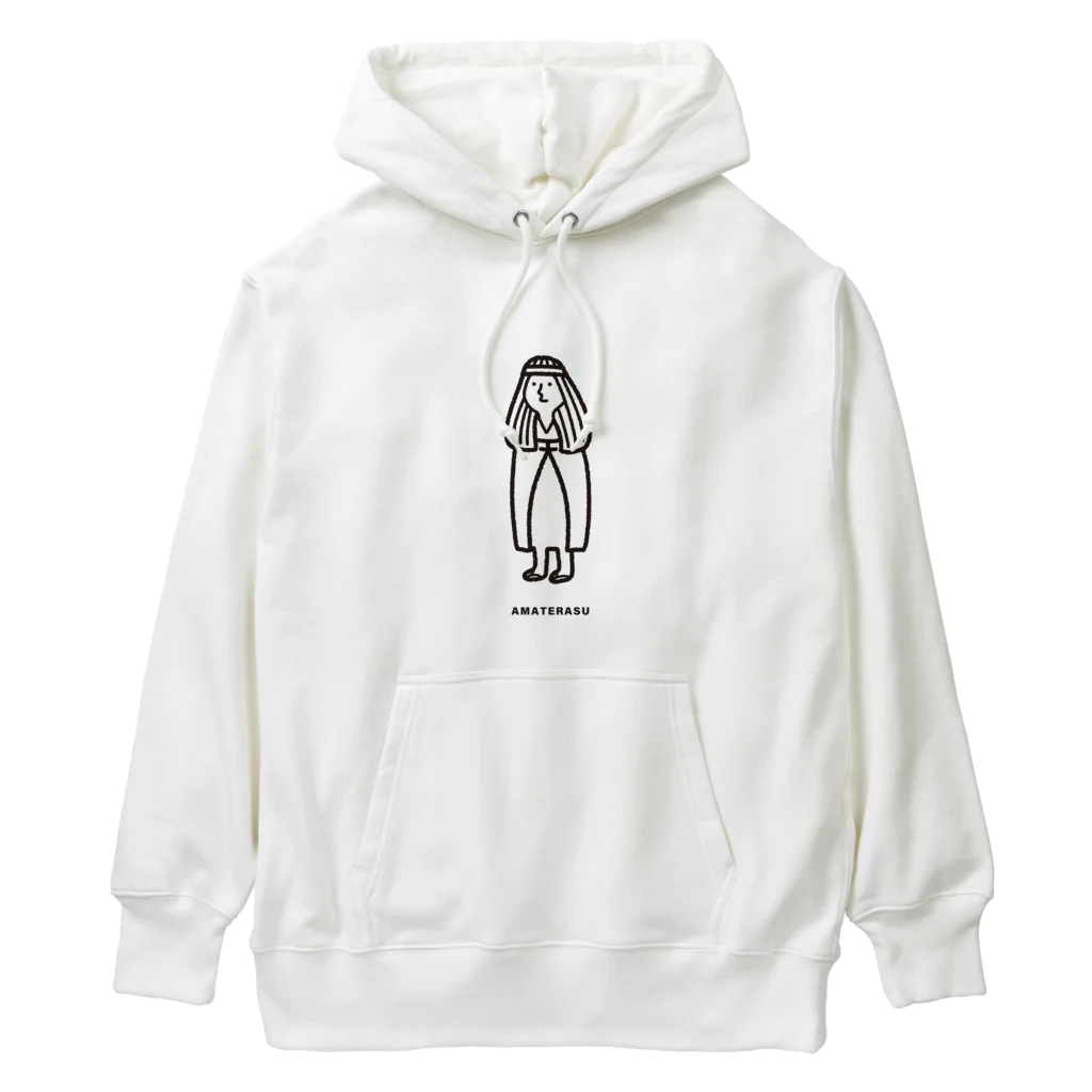 ねっこのAMATERASU_WOMAN_LINE_BK Heavyweight Hoodie