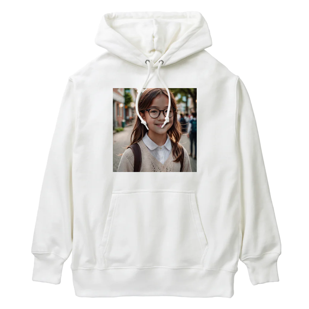 yuyuu_youtubeのメガネの少女 Heavyweight Hoodie