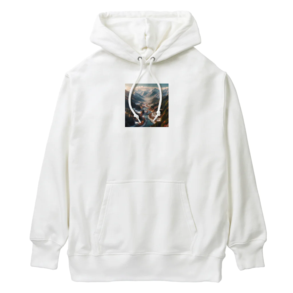 うさぎのモデル新潟県 日本の田舎 アパレル Heavyweight Hoodie