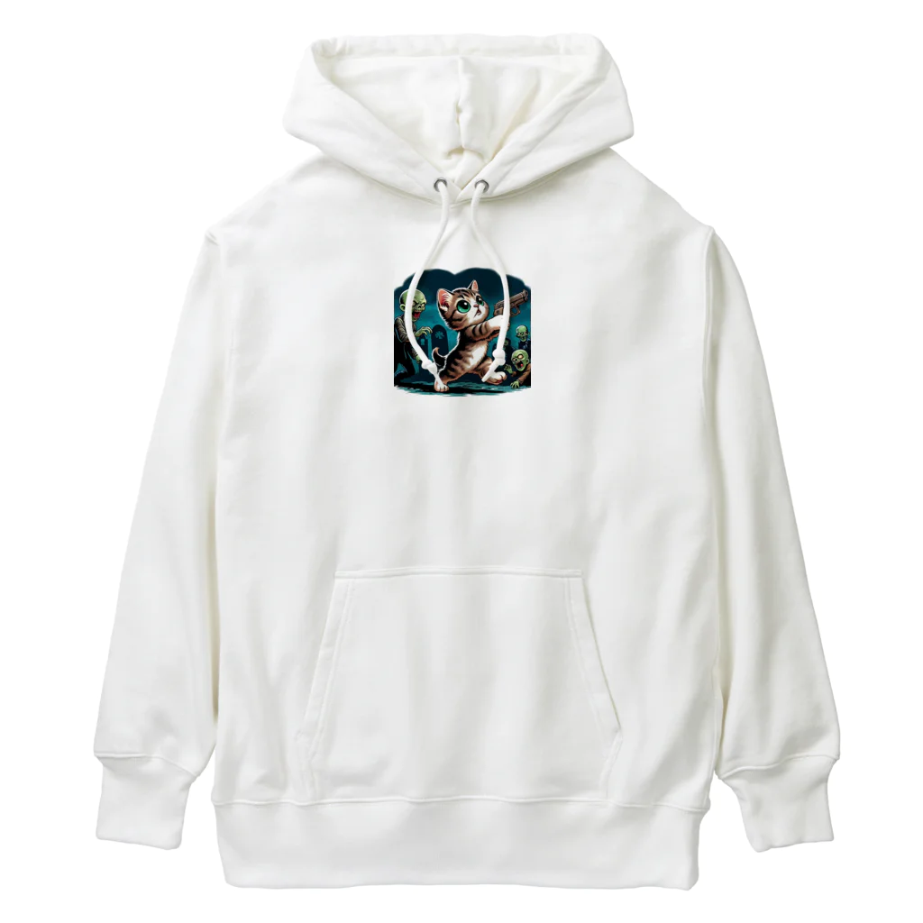 子猫カーニバルの子猫ハザード Heavyweight Hoodie