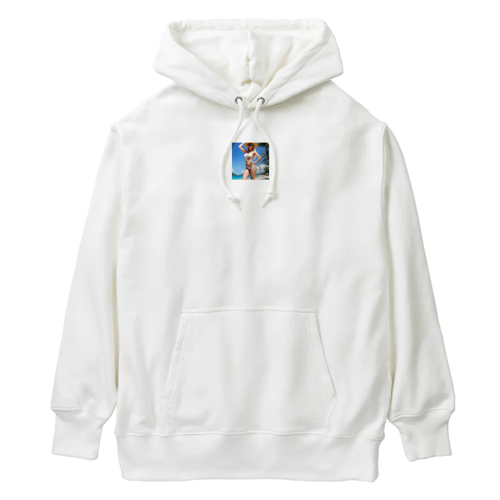 inoken_の金髪水着 Heavyweight Hoodie