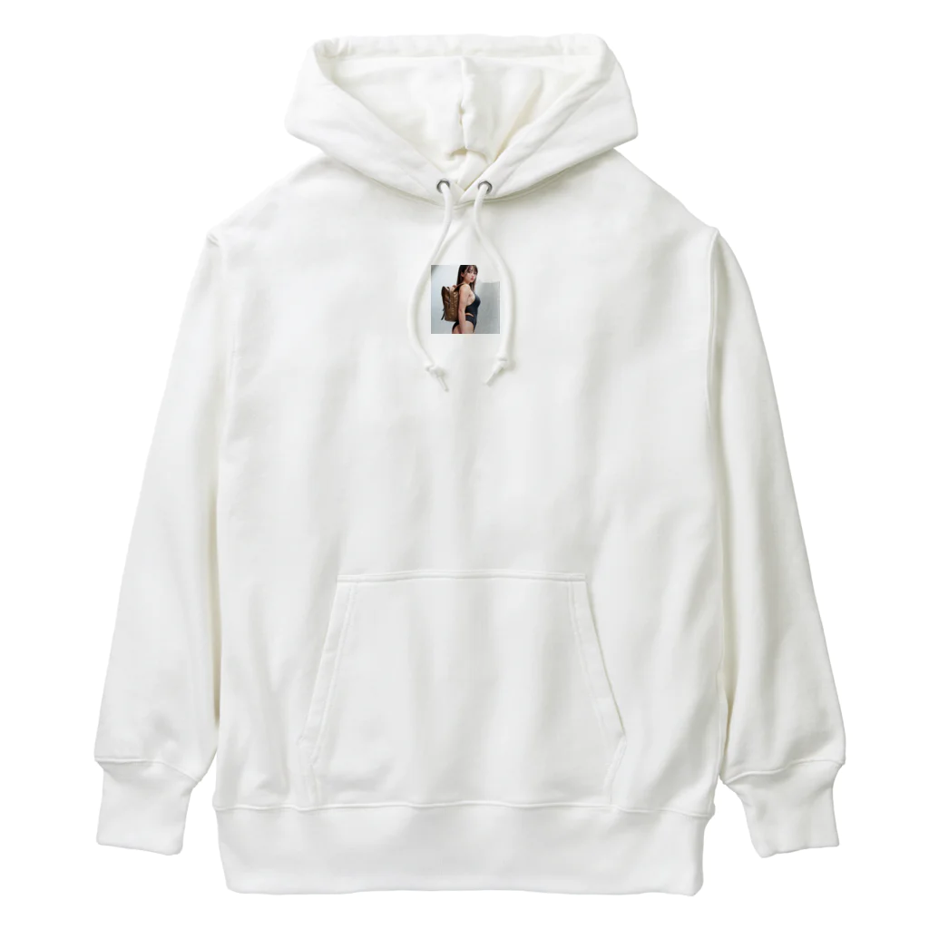 inoken_のスク水美女 Heavyweight Hoodie