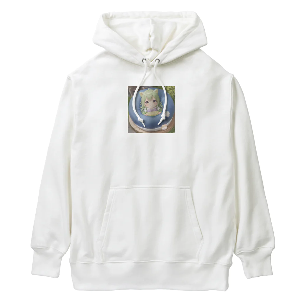 DIMDIMの脳内ショップのうるうるな眼の可愛い女の子 Heavyweight Hoodie