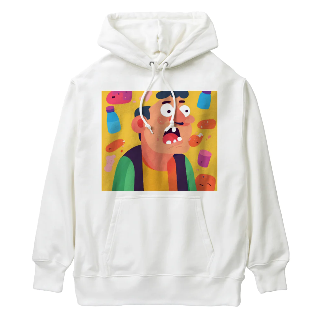 JINPACHIの粘り強い男 Heavyweight Hoodie