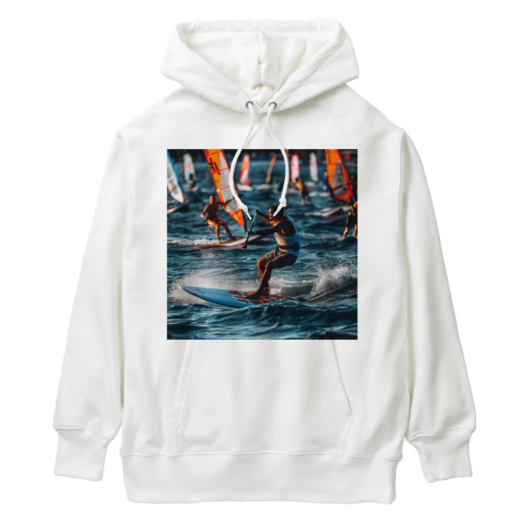 AQUAMETAVERSEのsupとwindsurfingレース　エンジェル717 2065 Heavyweight Hoodie