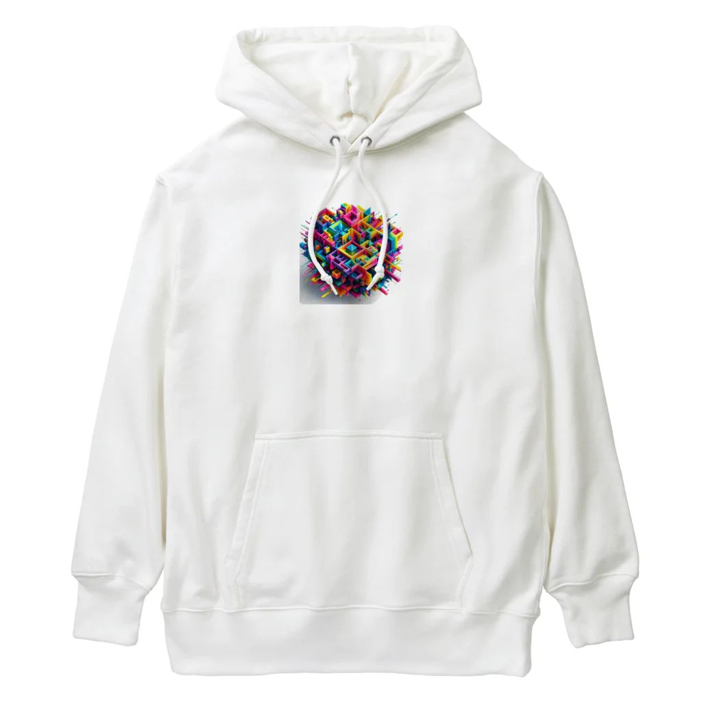 EijiPonの立体 Heavyweight Hoodie