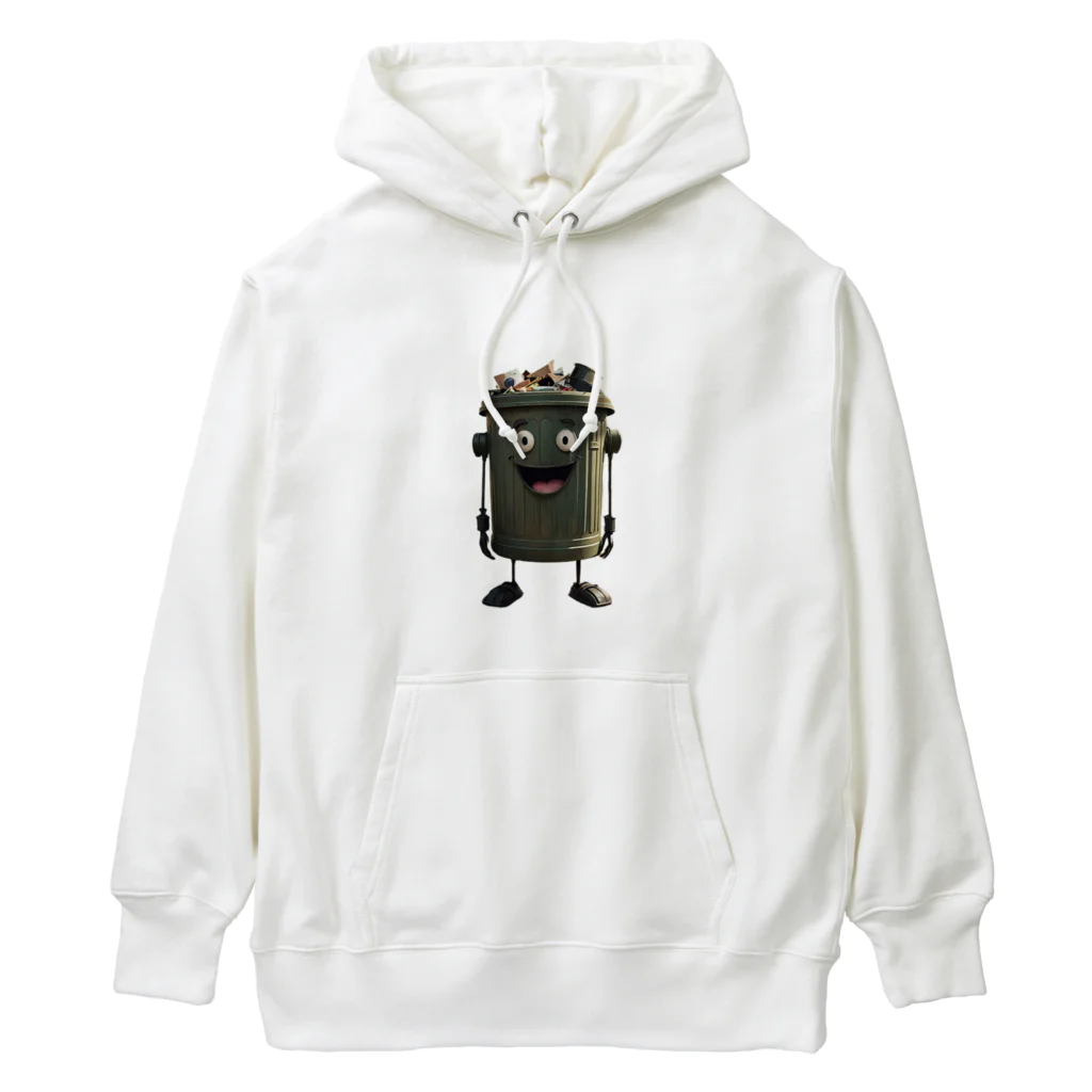 AI妖怪大図鑑のゴミ箱妖怪　ダボさん Heavyweight Hoodie