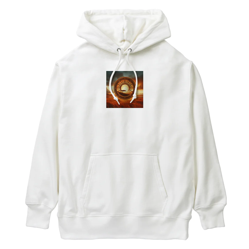 Qten369のサバンナの太陽 Heavyweight Hoodie