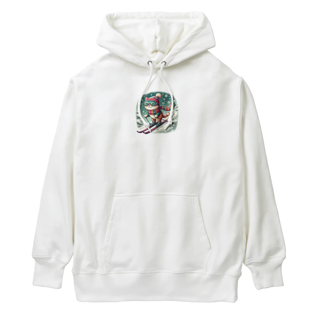 hyuga123のすべってます Heavyweight Hoodie