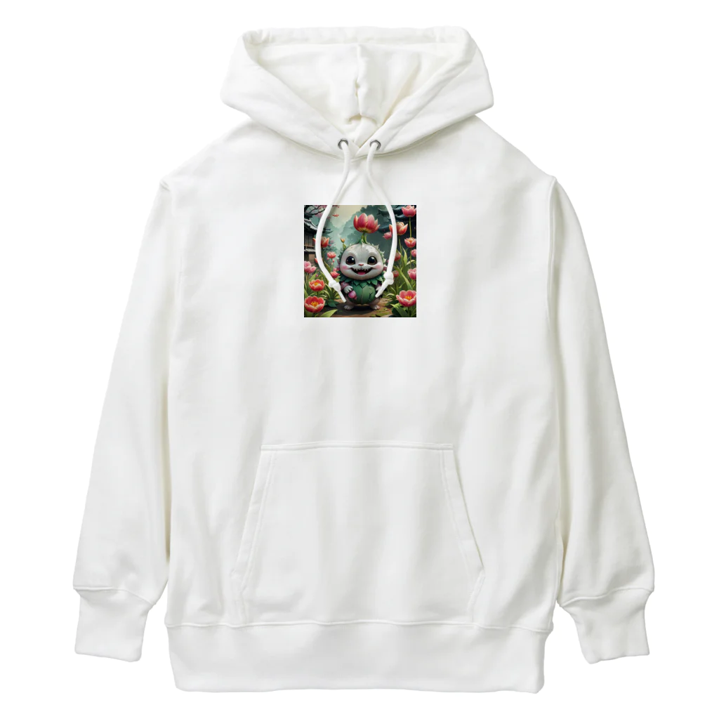 AI妖怪大図鑑のチューリップ妖怪　ファミラ Heavyweight Hoodie