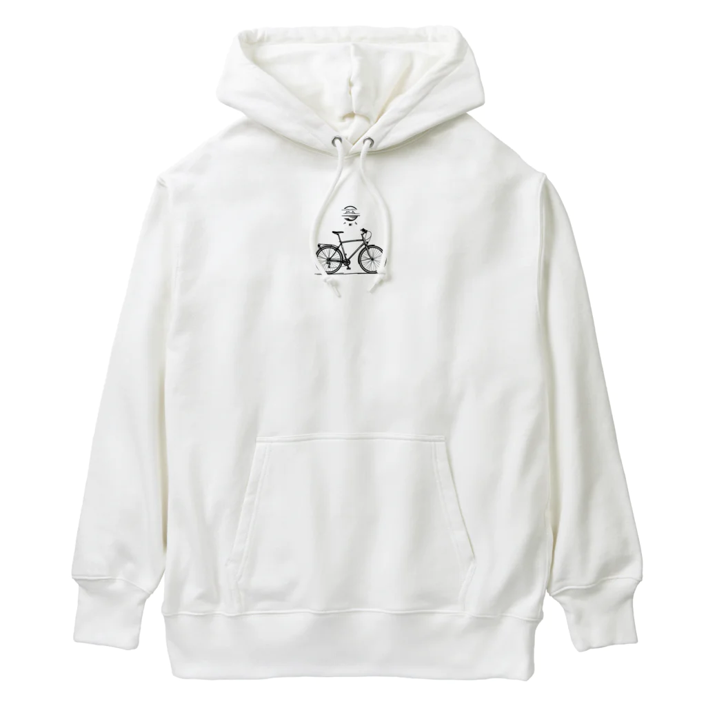 二宮大輔の自転車ロゴ Heavyweight Hoodie