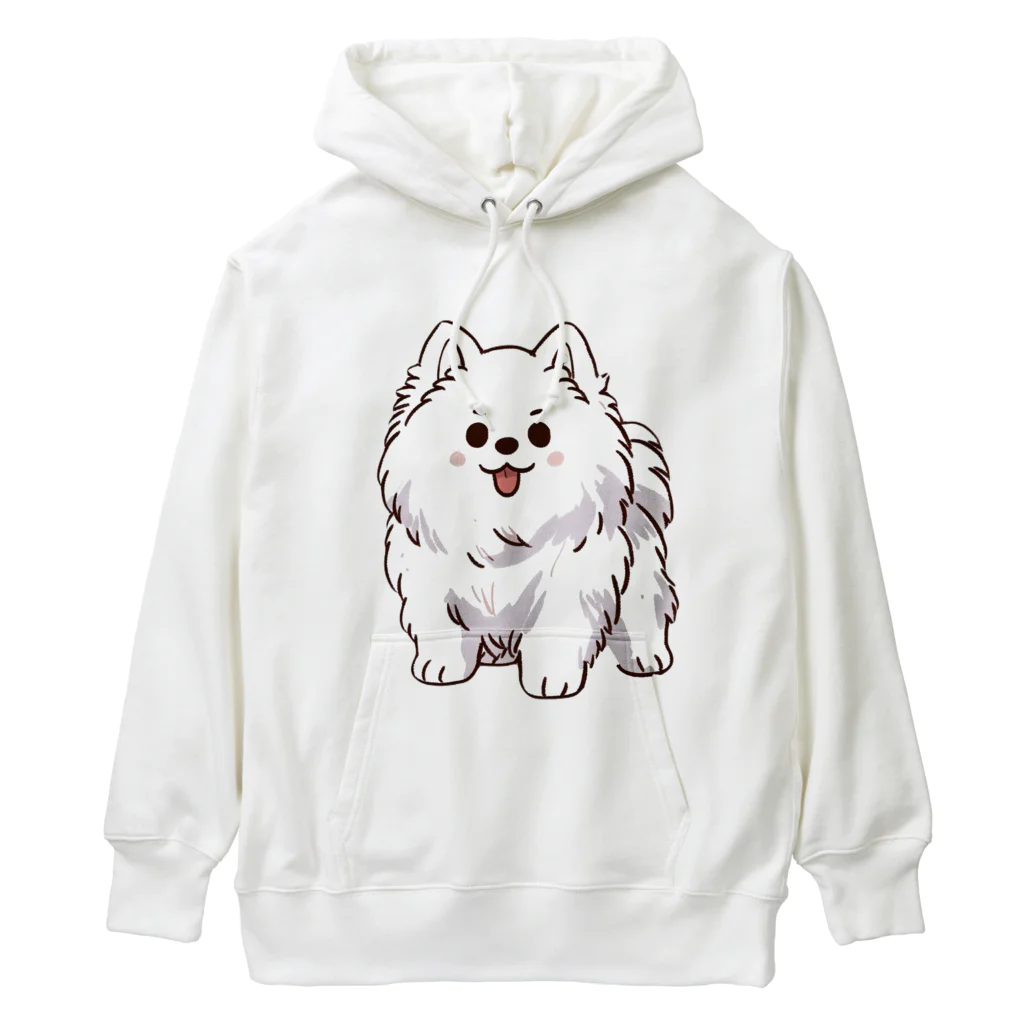 ke__to_isurugiの癒しサモエド犬 Heavyweight Hoodie