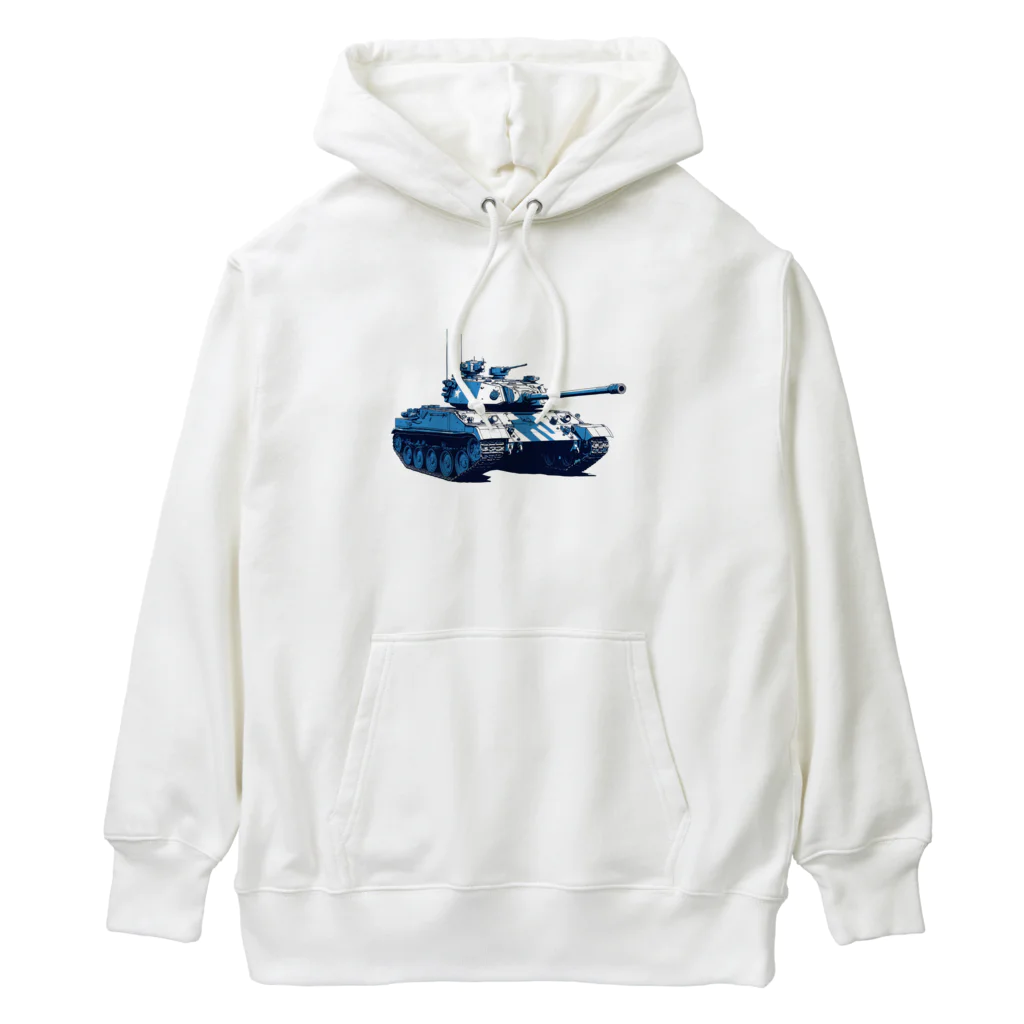 mochikun7の戦車イラスト04 Heavyweight Hoodie