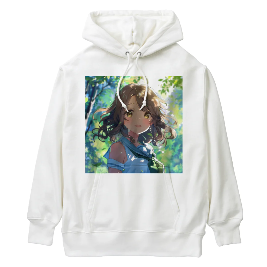 AQUAMETAVERSEのセーラー服の可愛い女の子　Tomoe bb 2712 Heavyweight Hoodie