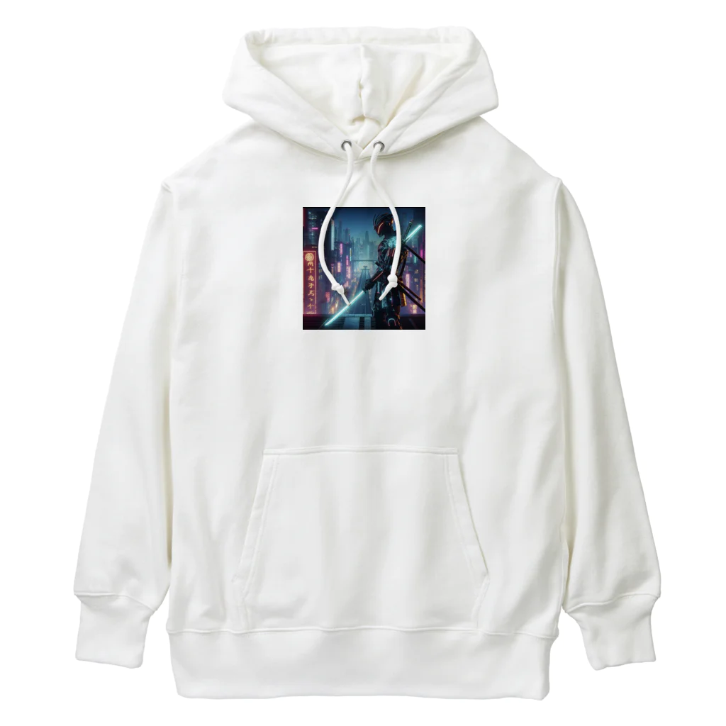 T_yama0429のサムライ Heavyweight Hoodie