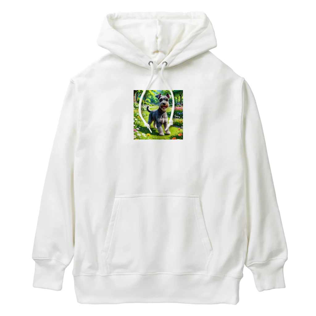 Keeiiのお散歩×ミニチュアシュナウザー Heavyweight Hoodie