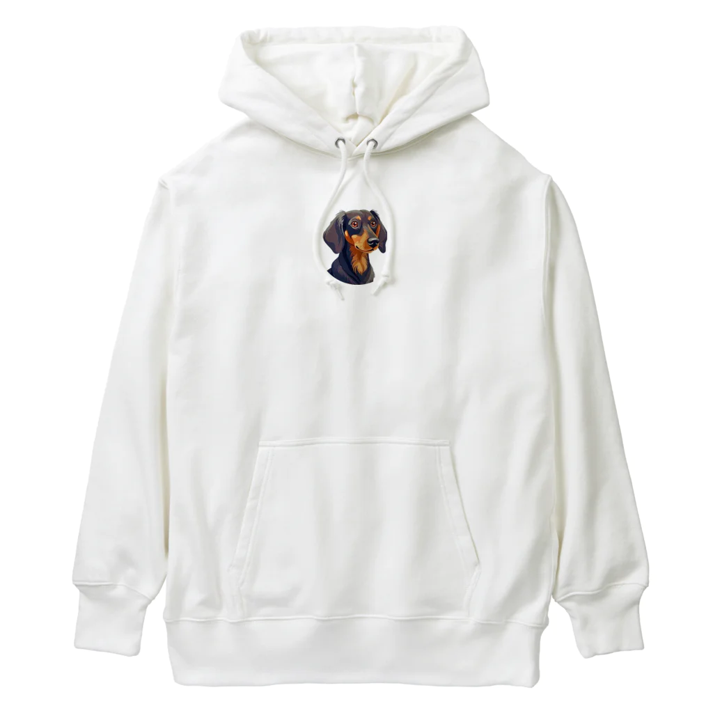 ドッグハウスベティのブラックタン・ダックス Heavyweight Hoodie