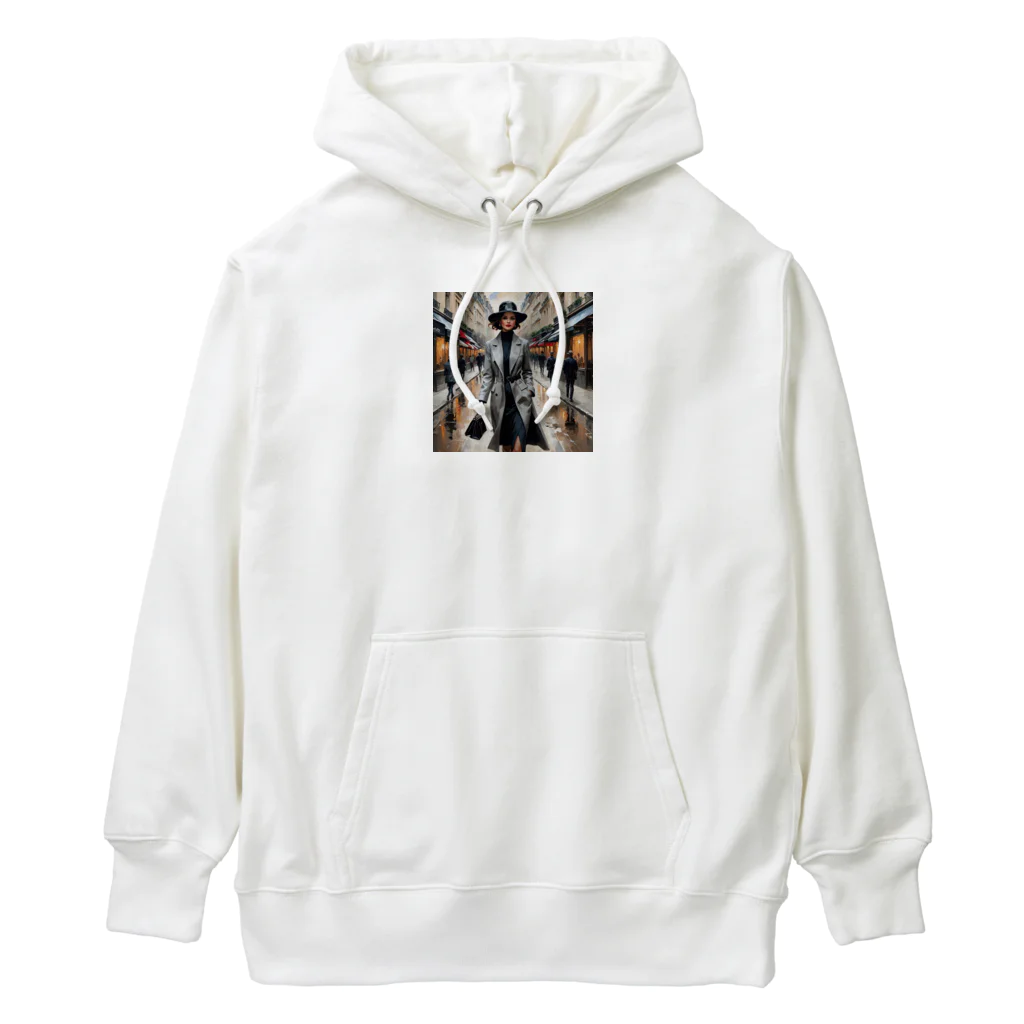 potepokeの"Inspired by Parisian streets" Heavyweight Hoodie