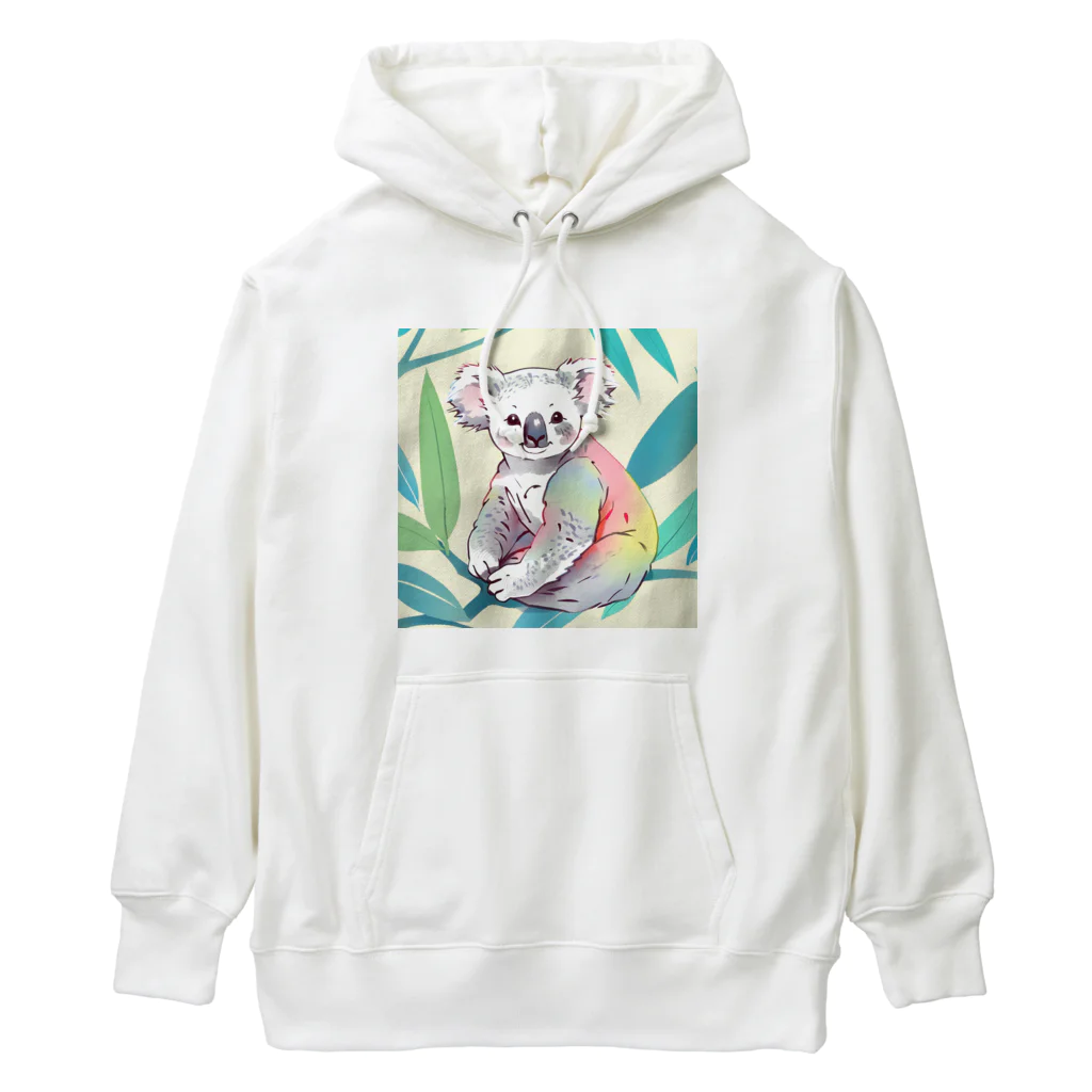 いちごソーダのコアラのクローバー Heavyweight Hoodie