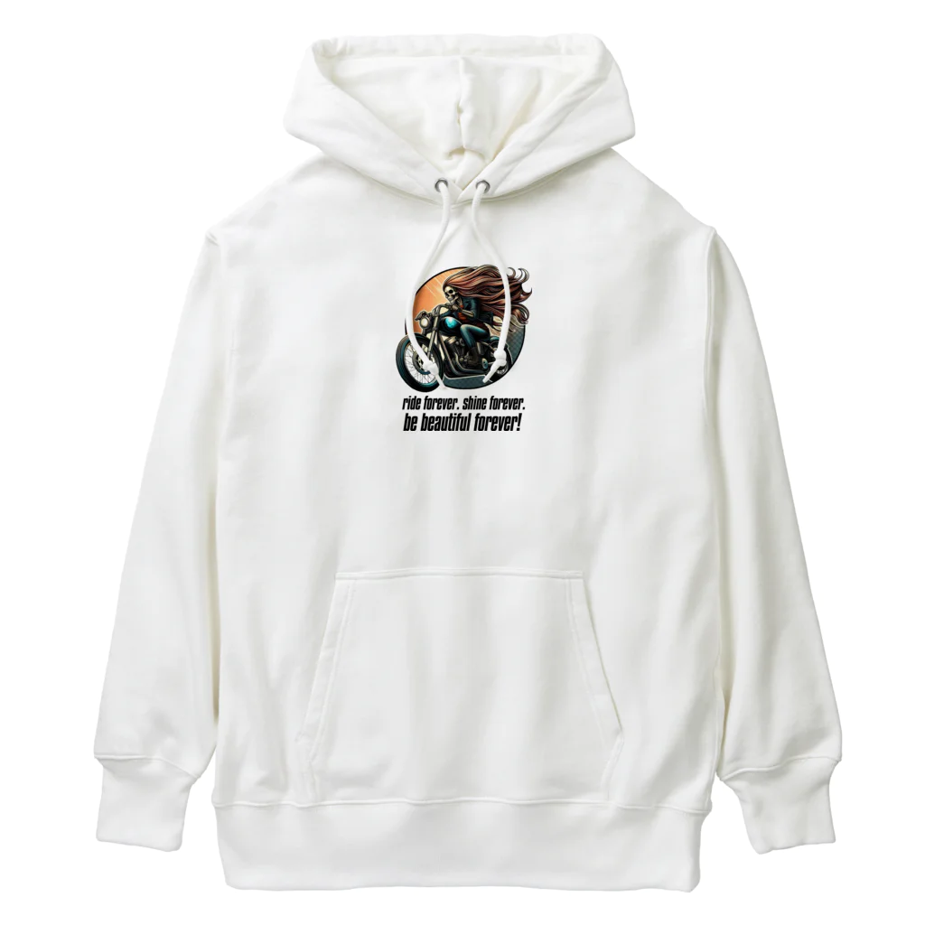 shime_savaのride forever. shine forever. be beautiful forever! Heavyweight Hoodie