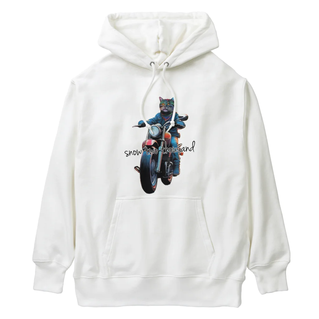 snow two thousandのワイルド夢ネコ Heavyweight Hoodie