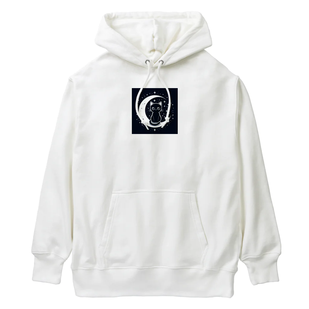 GDWEEDの黒猫 月  Heavyweight Hoodie