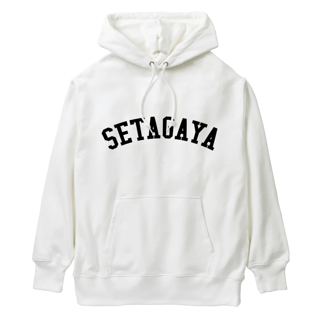 せたが屋さんの世田谷Tシャツ　ブラックロゴ(setagaya item) ヘビーウェイトパーカー