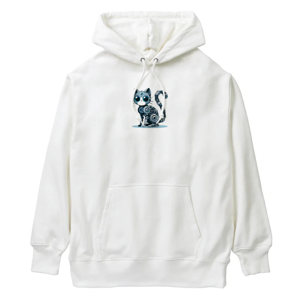 Cute Animal SHOPのメカニカルな猫 Heavyweight Hoodie