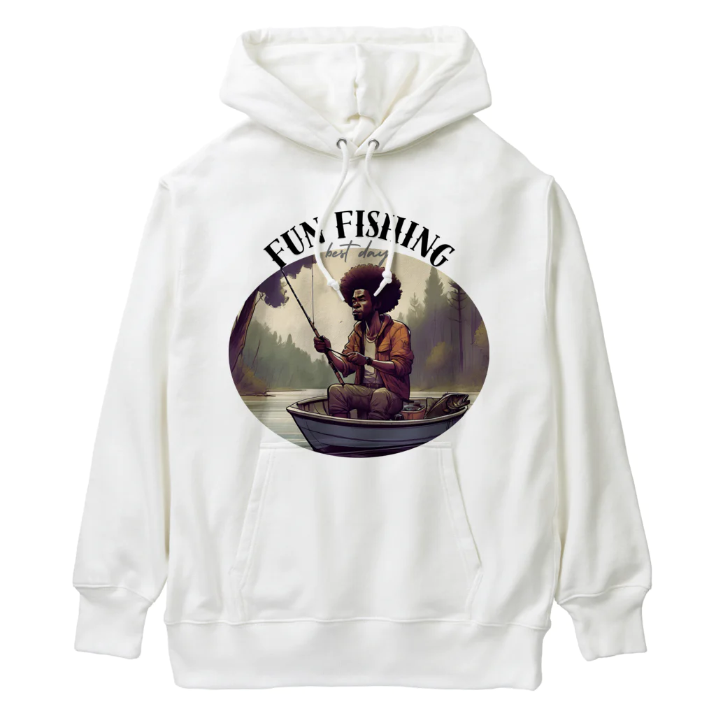 yukiyuki93のfishing lifeオリジナル Heavyweight Hoodie