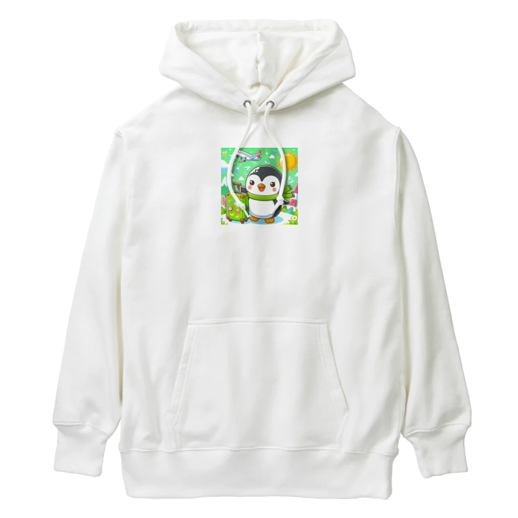 旅する動物たちの旅するペン太★さあ！旅に出よう Heavyweight Hoodie