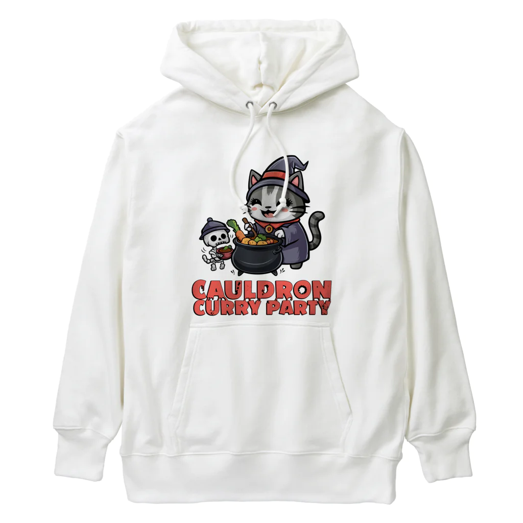 Stylo Tee Shopのネクロマンサーのネコさんのカレーパーティー Heavyweight Hoodie