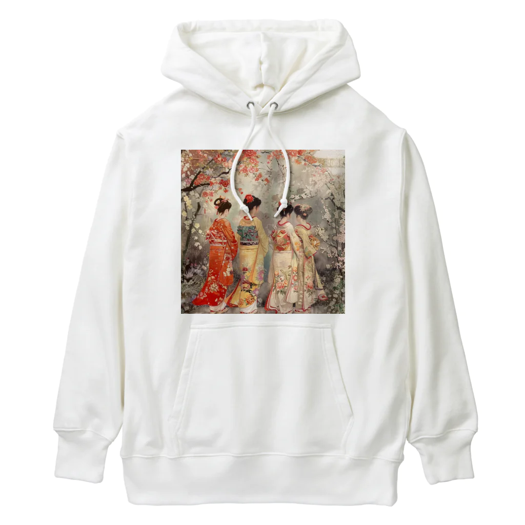 AQUAMETAVERSEの優雅な花見桜の花満開　なでしこ1478 Heavyweight Hoodie