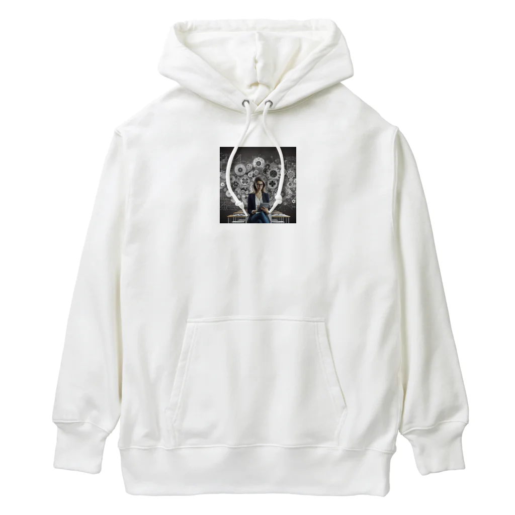 アミュペンの知的で魅力的な女性 Heavyweight Hoodie