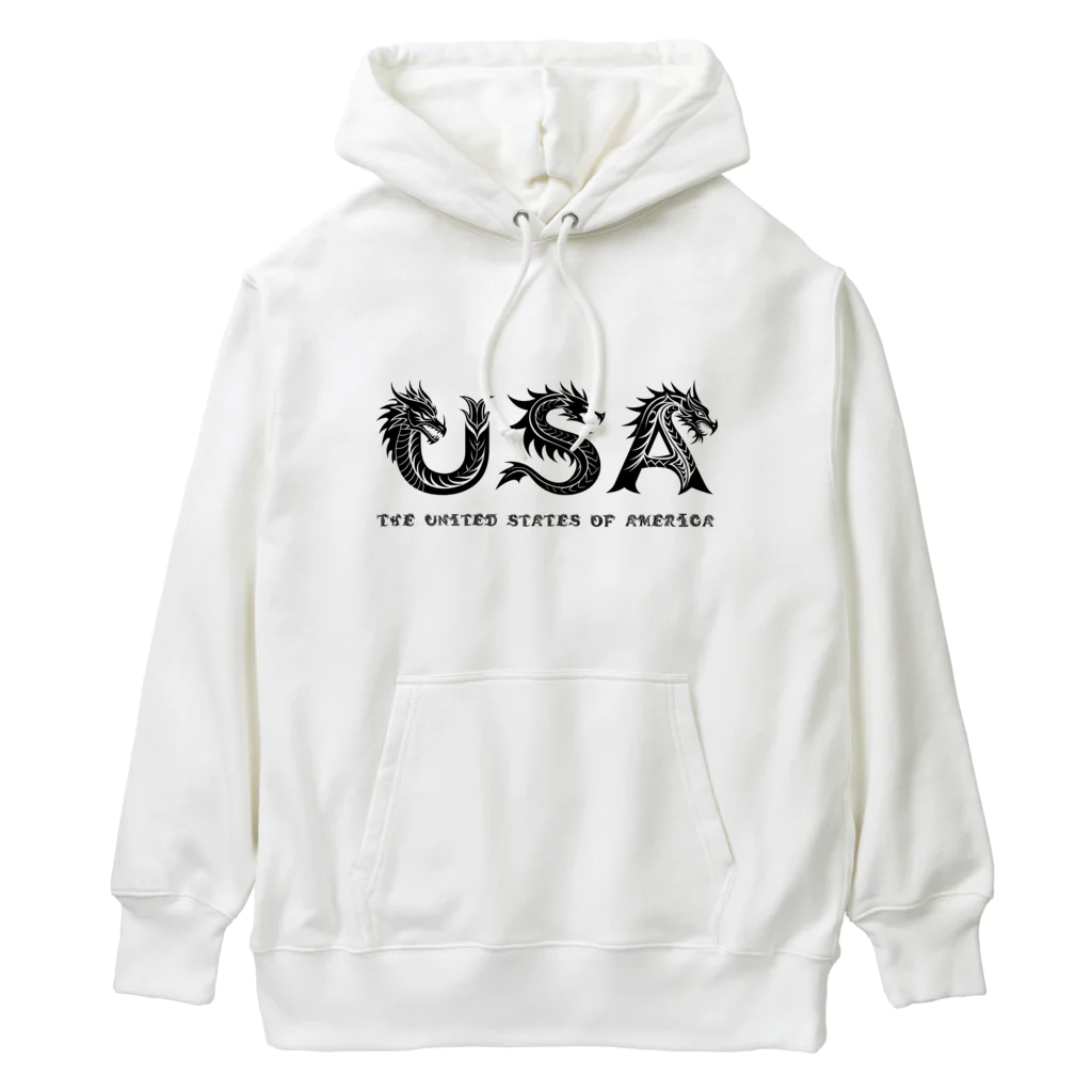 AwagoModeのUSA (The United States of America) Type1 (10) Heavyweight Hoodie