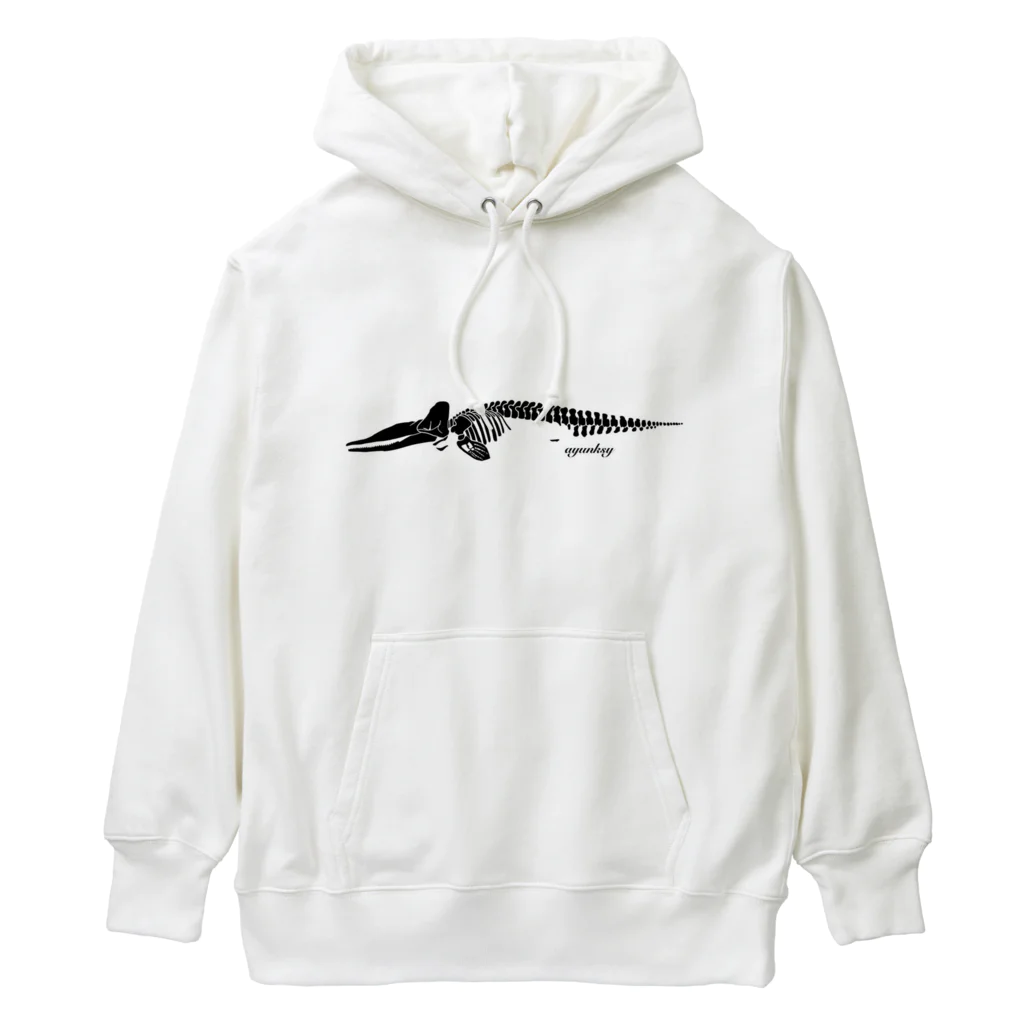 ayunksyのマッコウクジラの標本 Heavyweight Hoodie