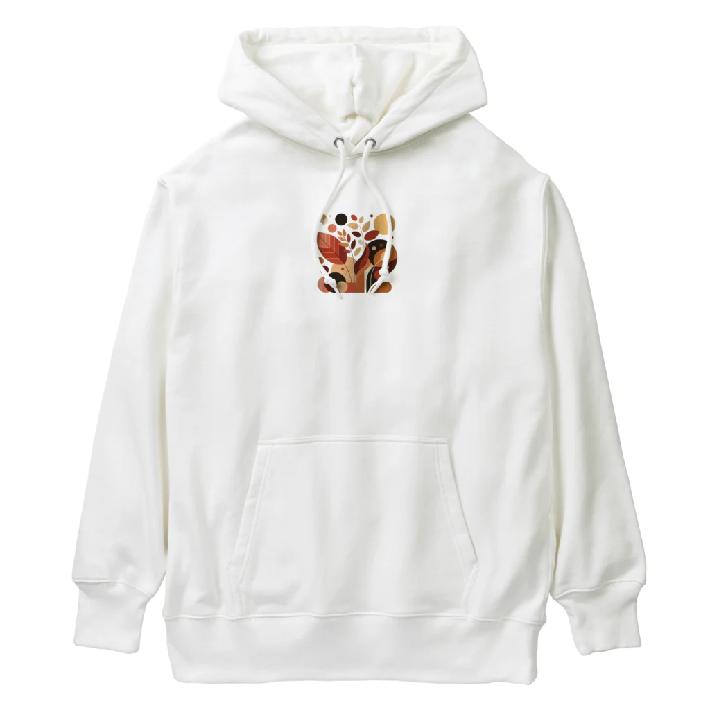 抽象画の世界の秋の落ち葉の抽象画 Heavyweight Hoodie