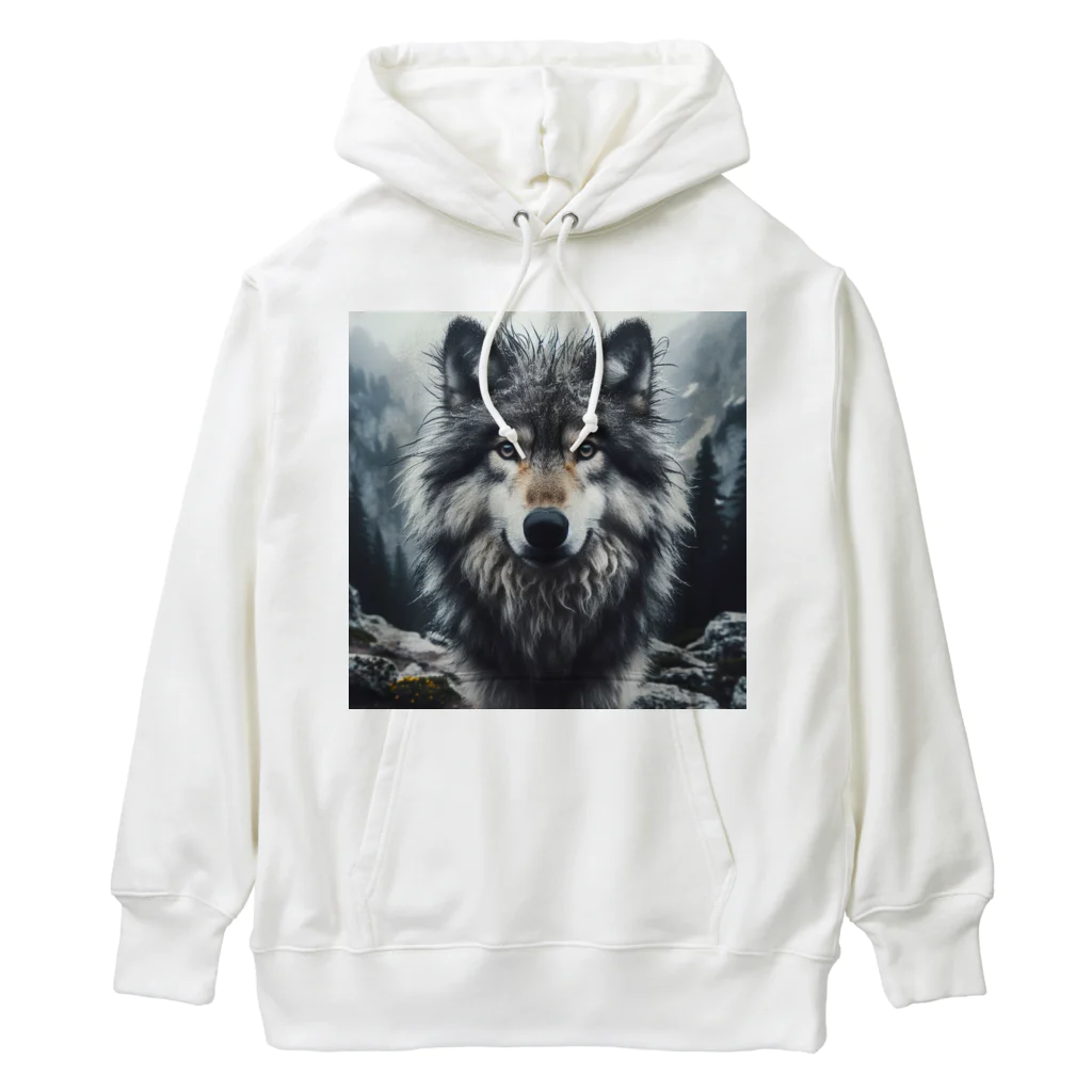 中村マコトのオオカミ　森の番人 Heavyweight Hoodie