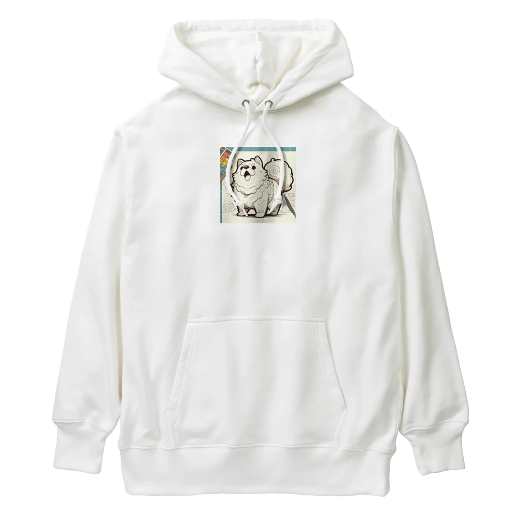 caa11052の絵を描きたいワンチャン Heavyweight Hoodie