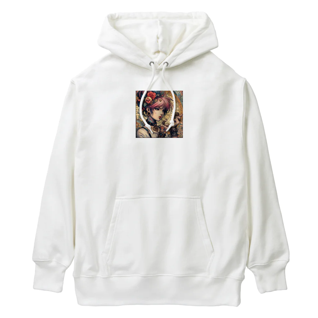 riarioのピンク Heavyweight Hoodie