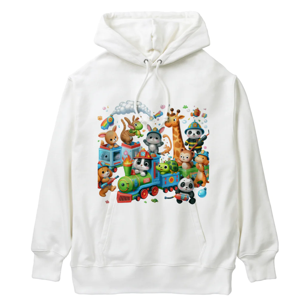 nail_aphroditeのあにまる消防隊 Heavyweight Hoodie