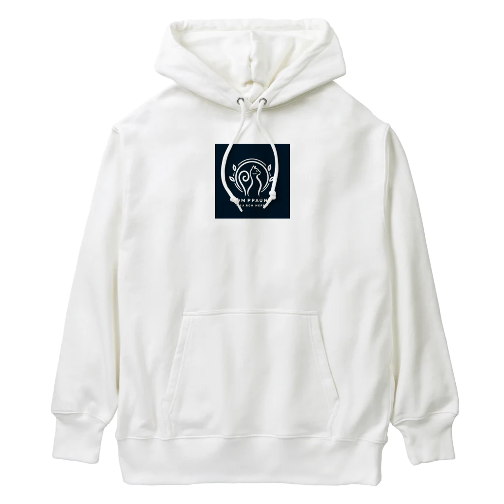 Qten369の幸運を招く猫β Heavyweight Hoodie