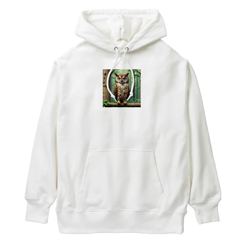 パグハグの魅力溢れる幸福のフクロウ Heavyweight Hoodie