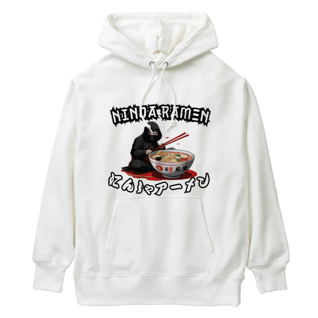 World_Teesの忍者ラーメン Heavyweight Hoodie