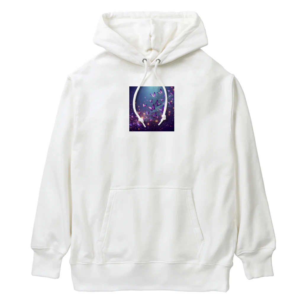 Hojo_Gorozaemonの紫蝶・壱 Heavyweight Hoodie