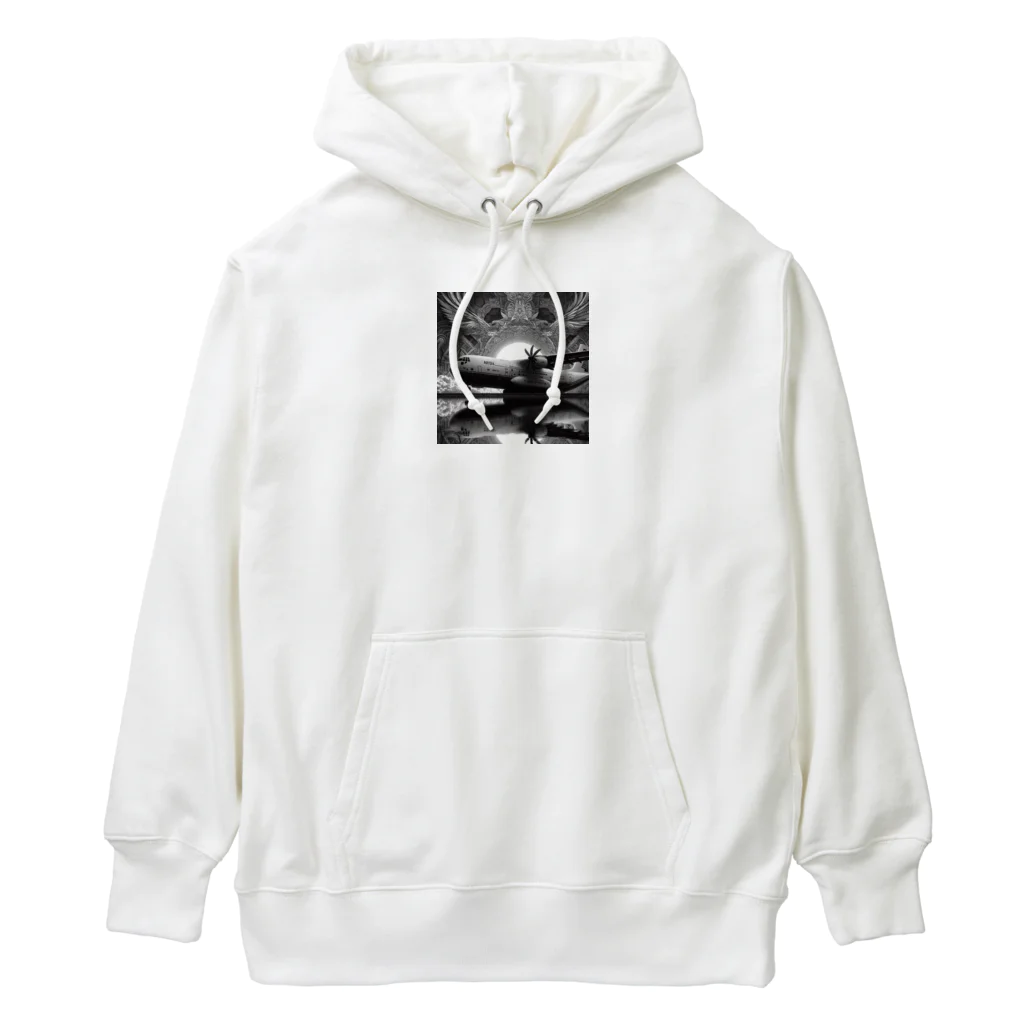 HECreaterの幻想的な貨物機 Heavyweight Hoodie